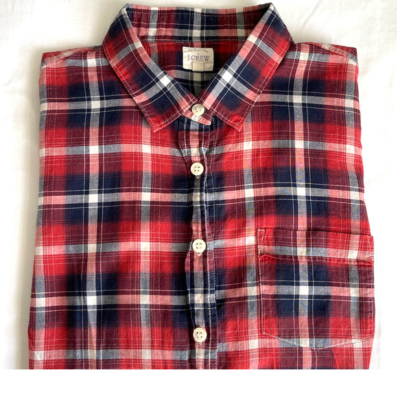 J. Crew Checkered Button Up Shirt Women Sz S slightly used - Picture 8 of 8